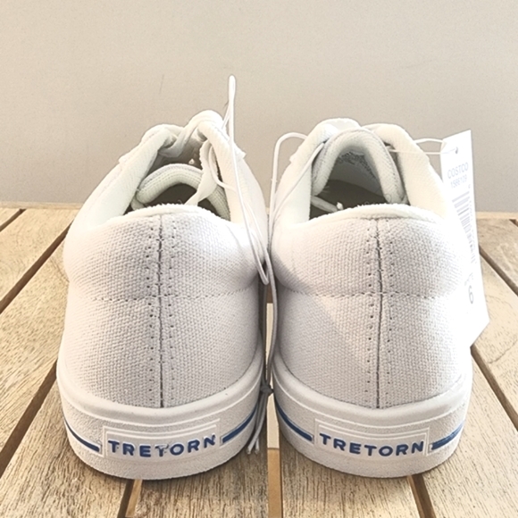 *NEW* TRETORN WHITE CHELSEA SNEAKERS. SIZE: 6 - Picture 4 of 6
